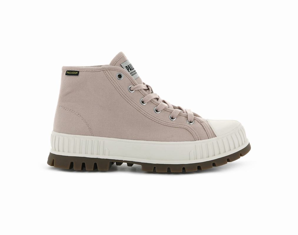 Zapatos Palladium Pallashock Mid Og Altas Hombre - Rosas ||QUJK-61358||